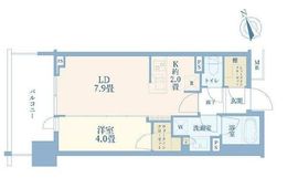 リビオタワー羽沢横浜国大 5階 間取り図