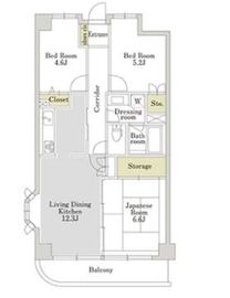 アーバンパーク三ツ池公園 S-501 間取り図