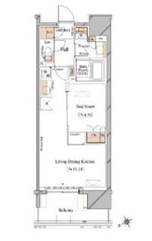 ブランシエスタ浅草蔵前 1002 間取り図