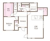 TWEED奥沢 101 間取り図