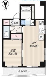 インプルーブ両国 503 間取り図