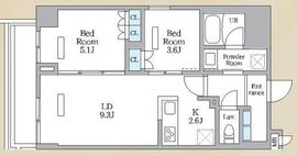 ロイジェント西新井 301 間取り図