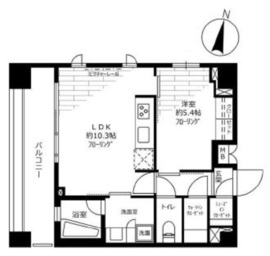 ステージグランデ錦糸町 5階 間取り図