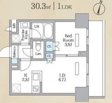 ロイジェント西新井 309 間取り図