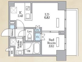 ロイジェント西新井 210 間取り図