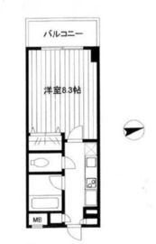 ラフィーヌ上目黒 207 間取り図