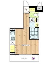 アリーチェ東高円寺 303 間取り図