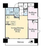 デュオシティ西日暮里ステーシア 3階 間取り図