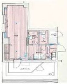 サンテミリオン飯田橋 7階 間取り図