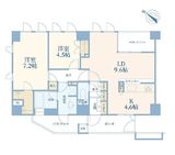 ジェイパーク中目黒4 8階 間取り図