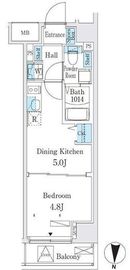 クラリティア板橋本町 502 間取り図