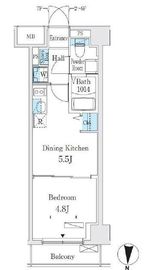 クラリティア板橋本町 703 間取り図