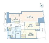 プラウド代官山フロント 2階 間取り図