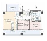 ザ・パークハウスグラン三番町 15階 間取り図