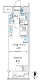 クラリティア板橋本町 701 間取り図
