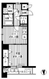 ラフィーネ港北 201 間取り図