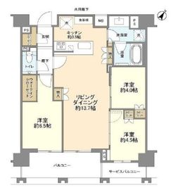 ブリリア練馬春日町 5階 間取り図