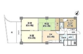 豊栄平町マンション 1階 間取り図