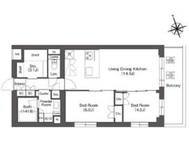 ルーウェ東大泉 316 間取り図