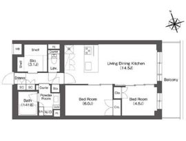 ルーウェ東大泉 219 間取り図