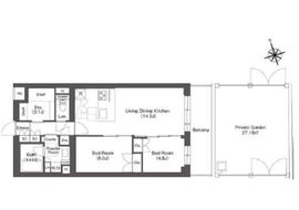 ルーウェ東大泉 109 間取り図