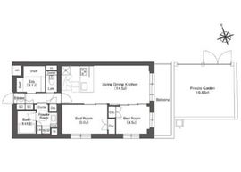 ルーウェ東大泉 108 間取り図