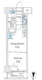 クラリティア板橋本町 702 間取り図