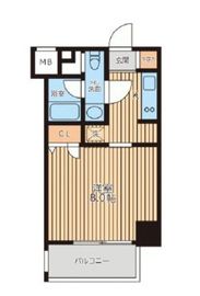 レジディア新横浜 707 間取り図