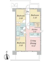 トラープランド蒼麗館 413 間取り図