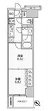 WORVE横浜伊勢佐木町 308 間取り図