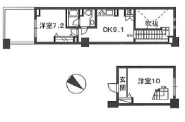 レジデンスシャルマン月島 840 間取り図