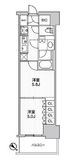 WORVE横浜伊勢佐木町 413 間取り図