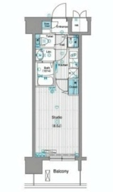 グランド・ガーラ銀座 11階 間取り図