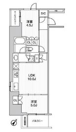 WORVE横浜伊勢佐木町 408 間取り図