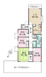 藤和シティコープ桜新町 5階 間取り図