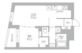 J.リヴェール武蔵小山West 202 間取り図