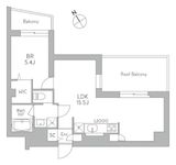 J.リヴェール武蔵小山West 502 間取り図