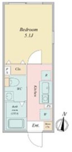 LiveFlat恵比寿 (ライブフラット恵比寿) 304 間取り図