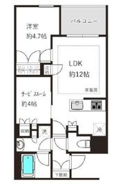 サンウッド浜田山 5階 間取り図