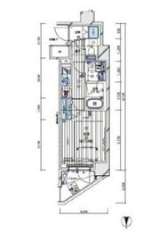 メインステージ白金2 7階 間取り図