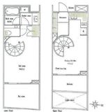 ピアース西麻布 3階 間取り図