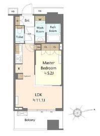 WORLD TOWER RESIDENCE 20階 間取り図