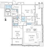 WORLD TOWER RESIDENCE 33階 間取り図