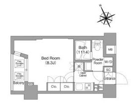 コンフォリア中葛西 402 間取り図
