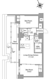 コンフォリア中葛西 602 間取り図