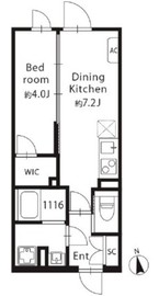 GRAN PASEO目黒西小山 (グランパセオ目黒西小山) 204 間取り図