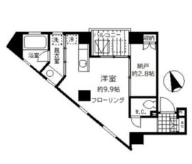 北参道スタイル 201 間取り図