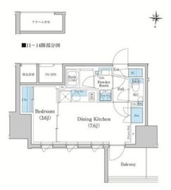 スタイリオ蒲田WEST 606 間取り図