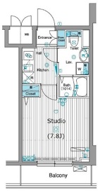 グランド・ガーラ銀座 9階 間取り図