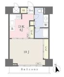 ラ・ヴェーヌ 4階 間取り図